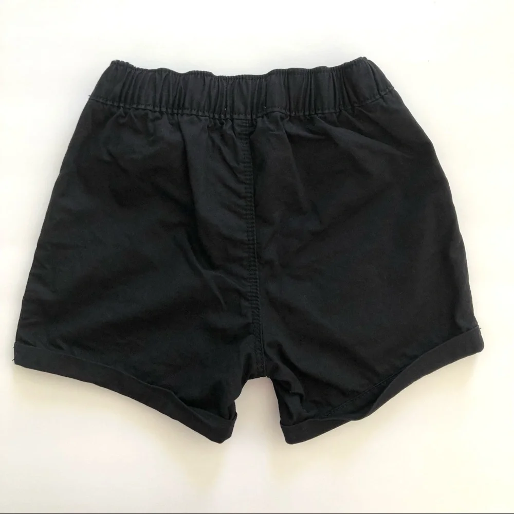 Toddler Shorts Bundle Set of Three Black Blue Polka Dot Gingham Sz 5T